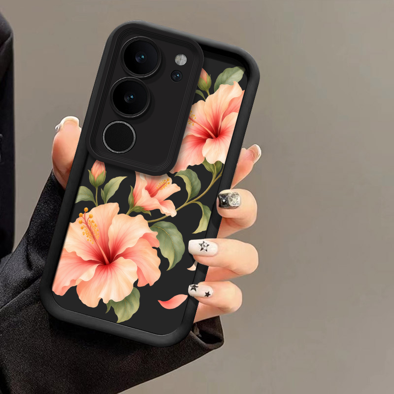 Vivo X200 - Cute Pink Lily Pattern Phone Case