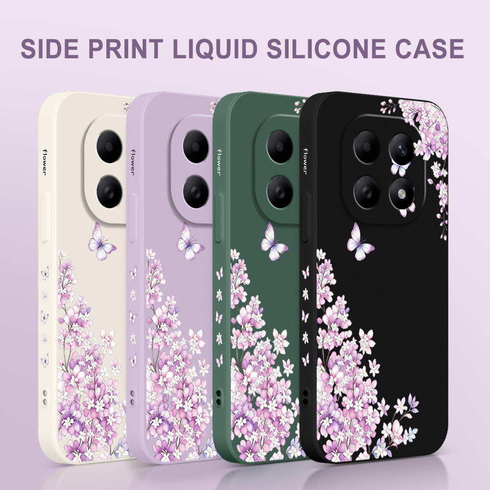 Violet Floral Phone Case For X - Xiaomi Redmi Note 14 评论和价格