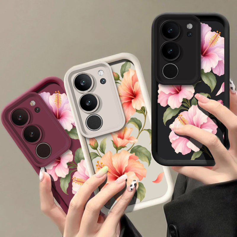 Cute Pink Lily Pattern Phone C - Vivo X200 评论和价格