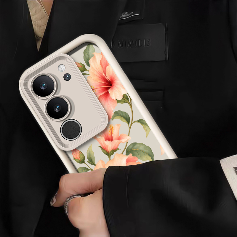 Cute Pink Lily Pattern Phone C - Vivo X200 评论和价格
