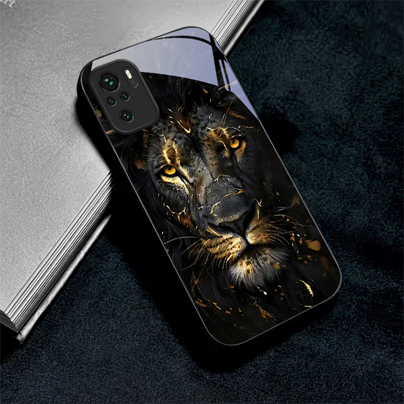 Lion With Golden Black Glass P - Xiaomi Redmi Note 14 评论和价格