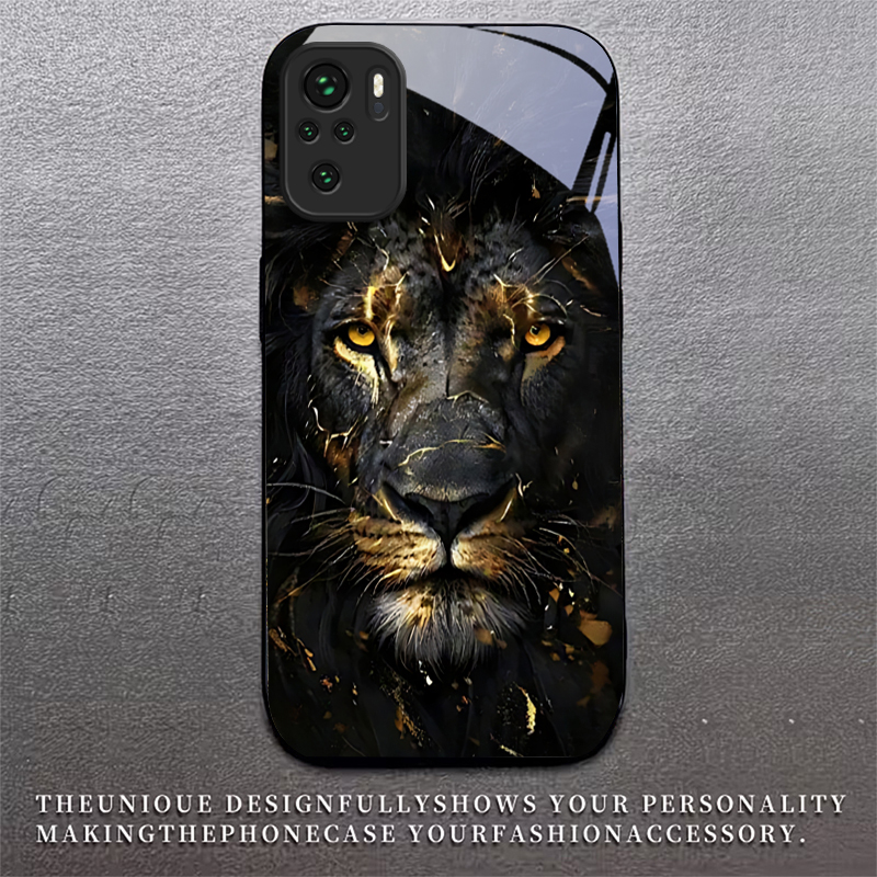 Lion With Golden Black Glass P - Xiaomi Redmi Note 14 评论和价格