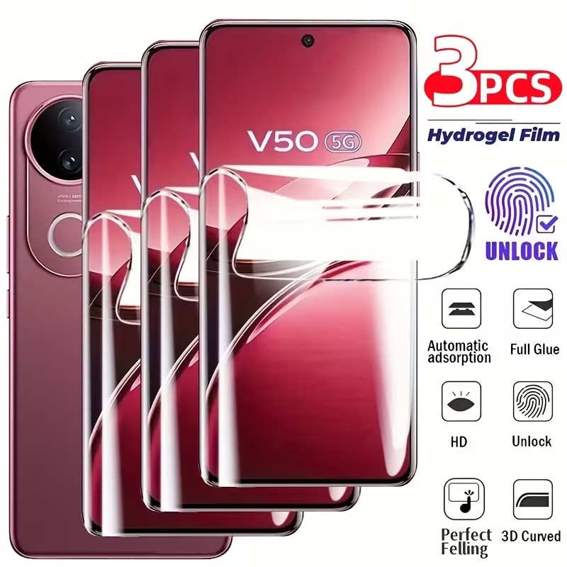3Pcs Hydrogel Film For Vivo V2 - Vivo V40 评论和价格