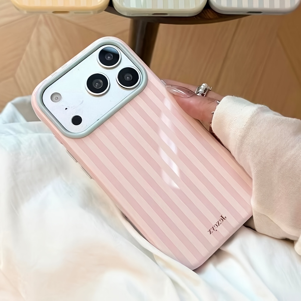Luxury Korean Fashion Stripes  - Apple Iphone 15 Pro Max 评论和价格