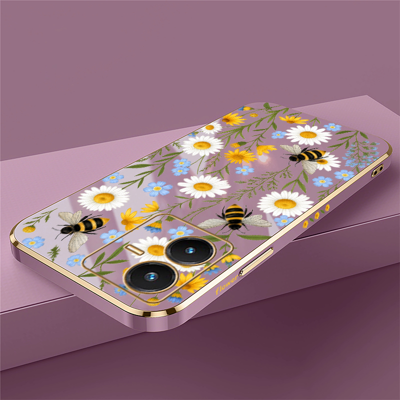 Bee Pattern Case For Vivo Y28  - Vivo Y28 评论和价格