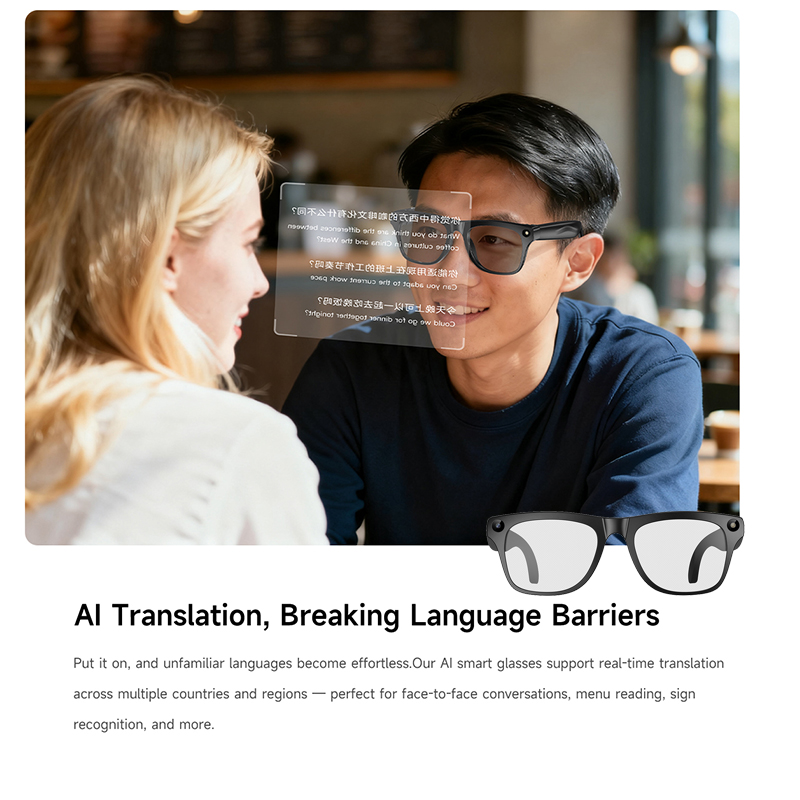 4K UHD Smart Translation Glass - Smart Glasses Lens 评论和价格