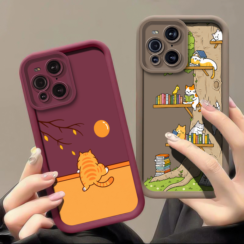Cartoon Animal Cat Phone Case  - Oppo Find X8 评论和价格